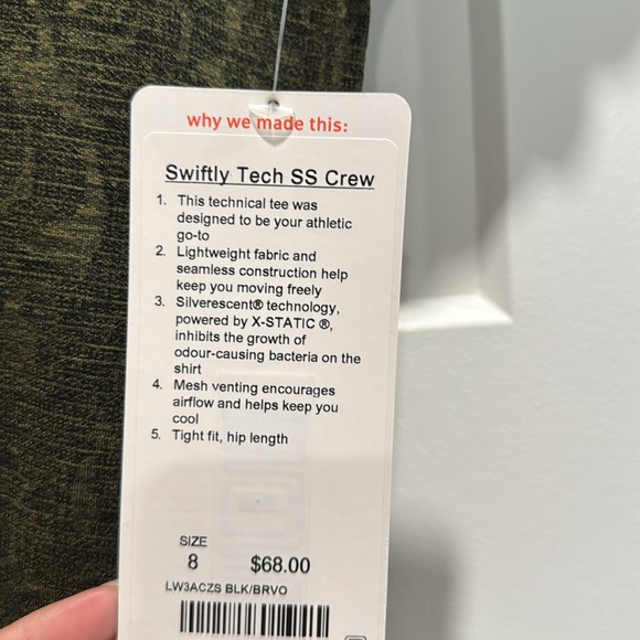 Swiftly Tech SS camo rare sz 8 BNWT - Picture 2 of 6